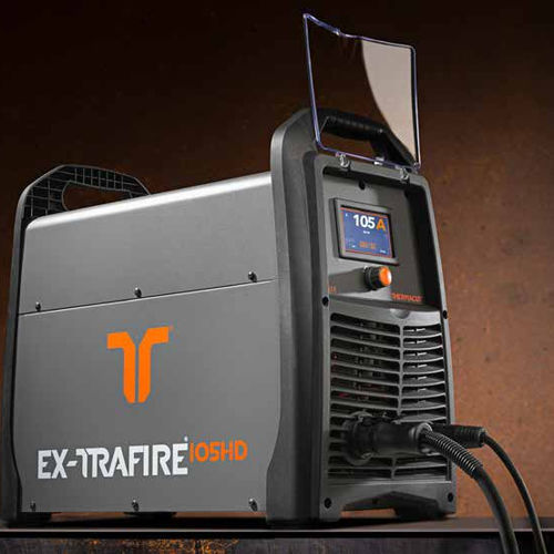 Source de courant plasma pour la découpe de tôles - EX-TRAFIRE®105HD - Thermacut, k.s. - manuel / automatisé