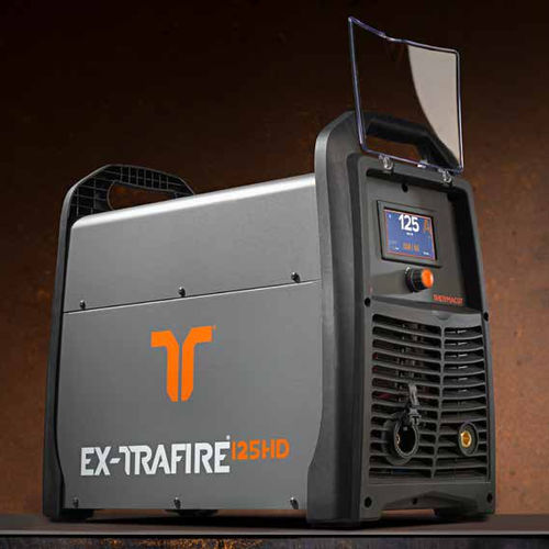 Source de courant plasma pour la découpe d'acier - EX-TRAFIRE®125HD - Thermacut, k.s. - manuel / automatisé