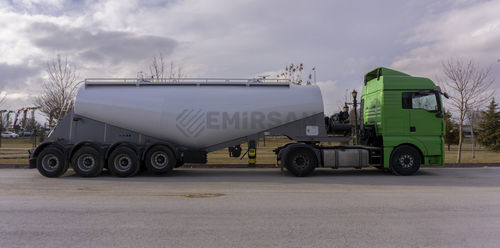 Semi-remorque silo - V - Emirsan Trailer - de ciment / pour produits pulvérulents / à 3 essieux