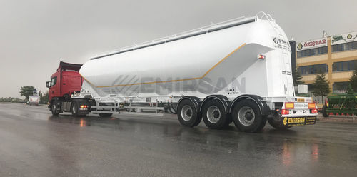 Semi-remorque silo - W - Emirsan Trailer - de ciment / pour produits pulvérulents / à 3 essieux