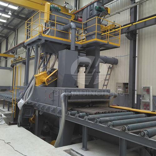 Grenailleuse à convoyeur à rouleaux - Q69 - Qingdao Binhai Jincheng Foundry Machinery Co., Ltd. - pour profilés / de tôles / automatique