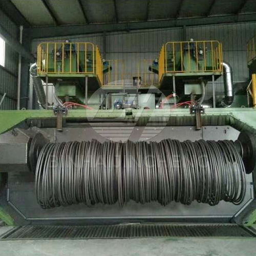 Grenailleuse à charge suspendue - QPY - Qingdao Binhai Jincheng Foundry Machinery Co., Ltd. - pour ressorts / pour fils / automatique