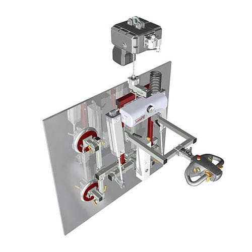 Palonnier à ventouse rotatif - UGL 4 - Liftop - Manutention ergonomique - pour plaque de verre / horizontal / vertical