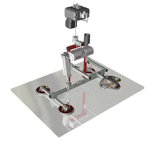 Palonnier à ventouse en H - UGL 3 - Liftop - Manutention ergonomique - pour tôle métallique / horizontal / vertical