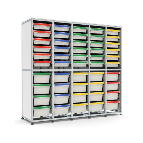 Rayonnage pour entrepôt de stockage - AluLine - Pegasus-Storage - modulaire / pour boîtes / en aluminium