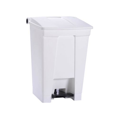 Poubelle en polypropylène - WSB-ANTI-45L-W - Pegasus-Storage - pour déchets industriels / à pédale / antimicrobienne