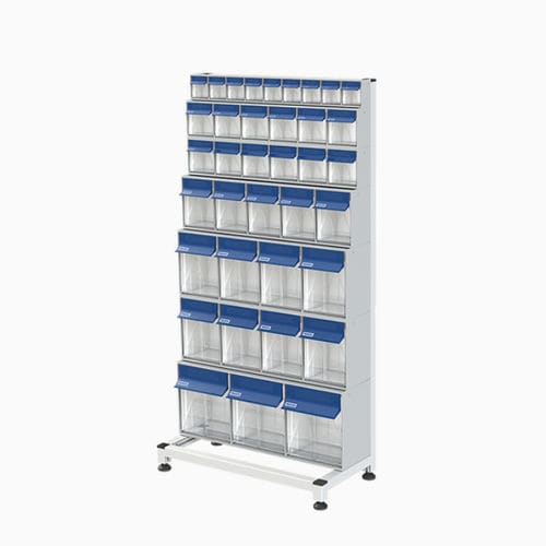 Chariot aluminium - Pegasus-Storage - pour bacs de stockage / pour charges lourdes / à roulettes