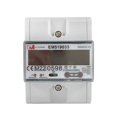 Compteur électrique triphasé - EM5190 series - IVY METERING - sur rail DIN / certifié MID / sortie à impulsion