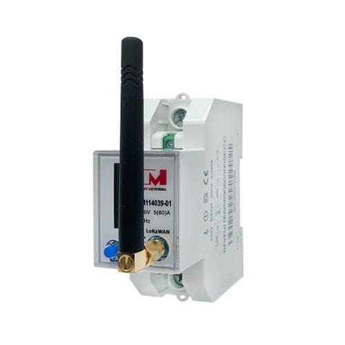 Compteur d'énergie électrique monophasé - EU868MHz - IVY METERING - sur rail DIN / mural / résidentiel