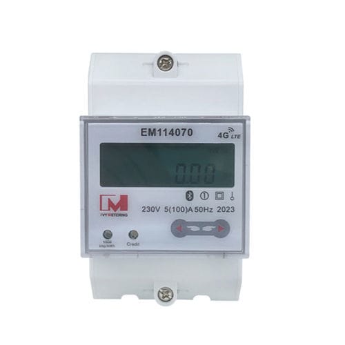Compteur d'énergie électrique monophasé - EM114070 STS - IVY METERING - sur rail DIN / avec afficheur LCD / 50 Hz