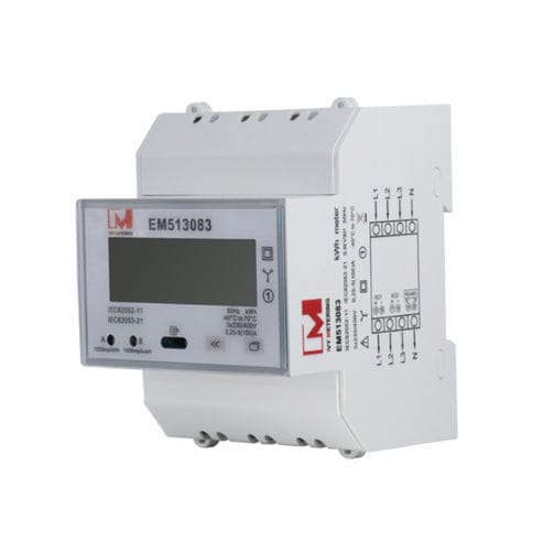 Compteur d'énergie électrique bidirectionnel - EM513082  - IVY METERING - triphasé / sur rail DIN / RS-485