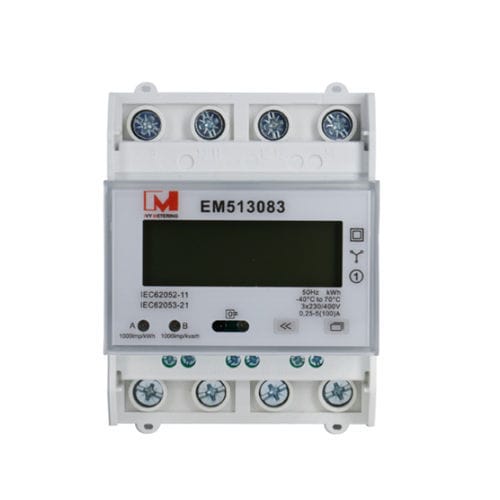 Compteur d'énergie électrique triphasé - EM513083 V2G - IVY METERING - sur rail DIN / RS-485 / résidentiel