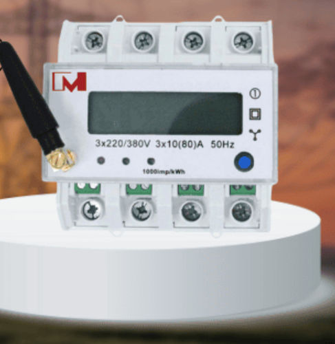 Compteur d'énergie électrique triphasé - IVY METERING - sur rail DIN / certifié MID / avec afficheur LCD