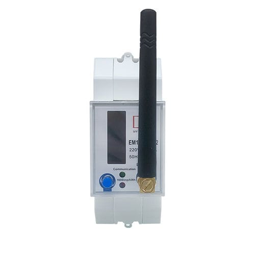 Compteur d'énergie électrique monophasé - EM114039-02  - IVY METERING - sur rail DIN / résidentiel / prépayé