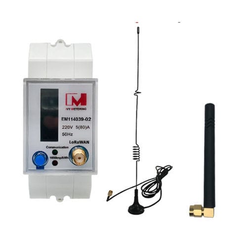 Compteur d'énergie électrique monophasé - EM114039-02 - IVY METERING - sur rail DIN / résidentiel / prépayé