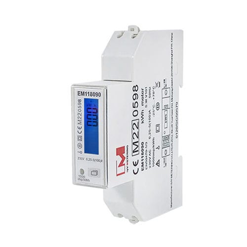 Compteur d'énergie électrique monophasé - EM118 series - IVY METERING - sur rail DIN / RS-485 / certifié MID