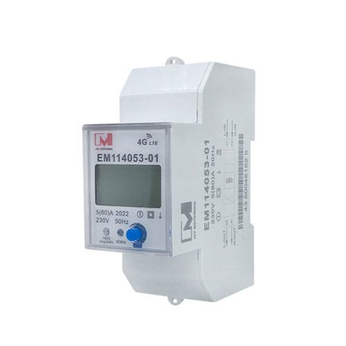 Compteur d'énergie électrique monophasé - EM114053-01 - IVY METERING - sur rail DIN / résidentiel / prépayé