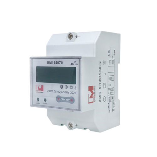 Compteur d'énergie électrique monophasé - EM114070  - IVY METERING - sur rail DIN / sortie à impulsion / avec afficheur LCD