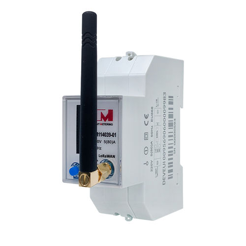 Compteur d'énergie électrique monophasé - EM114039-01 - IVY METERING - sur rail DIN / prépayé / avec communication intégrée