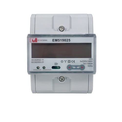 Compteur électrique monophasé - EM519025-05 - IVY METERING - triphasé / sur rail DIN / RS-485