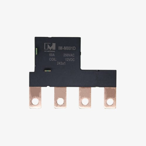 Relais électromécanique AC - IM-M801D IEC62052-11 - IVY METERING - 2NO/NF / compact / biphasé
