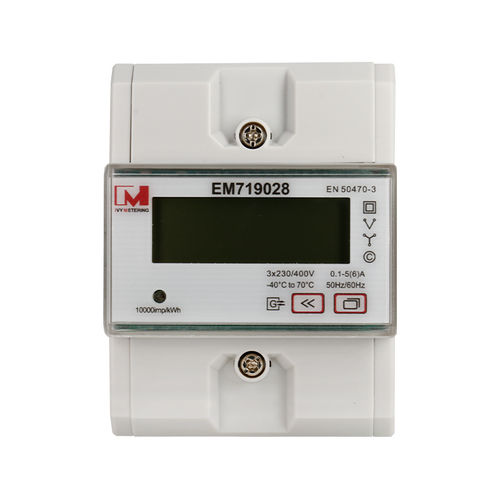 Compteur d'énergie électrique triphasé - EM719028 - IVY METERING - sur rail DIN / RS-485 / résidentiel