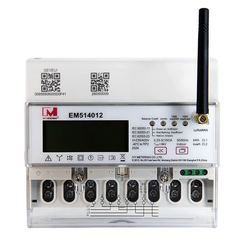 Compteur d'énergie électrique triphasé - EM514012 - IVY METERING - sur rail DIN / RS-485 / résidentiel