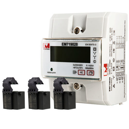 Compteur d'énergie électrique triphasé - EM719028 - IVY METERING - sur rail DIN / RS-485 / résidentiel