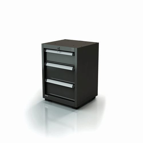 Armoire d'atelier - AR-356.11 - DEA WORKLAB SRL - sur pieds / à 3 tiroirs / en polyester