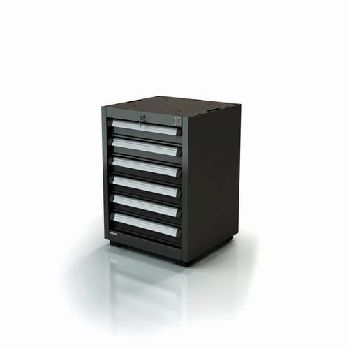 Armoire d'atelier - AR-301.10 - DEA WORKLAB SRL - sur pieds / à 6 tiroirs / en polyester
