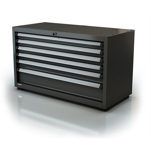 Armoire d'atelier - AR-074.10-6 - DEA WORKLAB SRL - sur pieds / à 6 tiroirs / en polyester