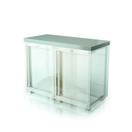 Plan de travail en acier inoxydable - AR-008X - DEA WORKLAB SRL - de laboratoire