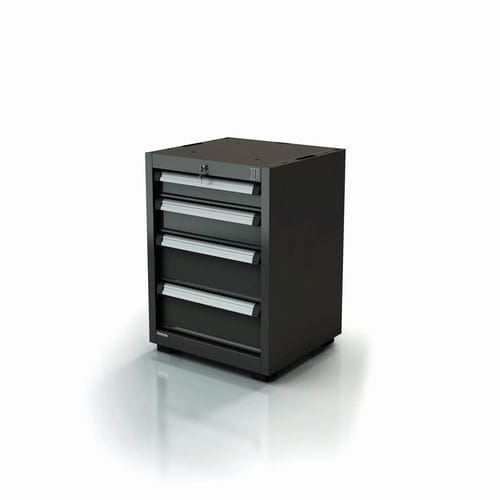 Armoire d'atelier - AR-321.10 - DEA WORKLAB SRL - sur pieds / à 4 tiroirs / en polyester