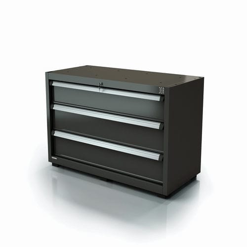 Armoire d'atelier - AR-074.10-3 - DEA WORKLAB SRL - sur pieds / à 3 tiroirs / en polyester