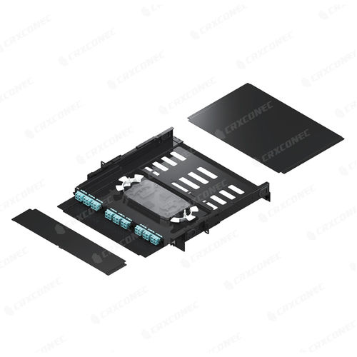Panneau de brassage de fibre optique - LGX 3 - CRXCONEC - 1U / RJ45 / modulaire