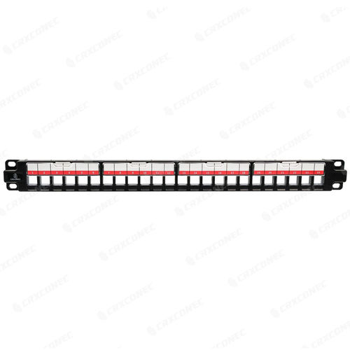 Panneau de brassage 1U - CC-06-00002 - CRXCONEC - RJ45 / haute densité