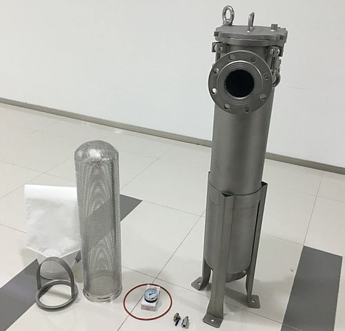 Carter de filtre à cartouche - SuZhou KoSa Environmental Protection CO.,LTD - pour liquide / en acier inoxydable / gros débit