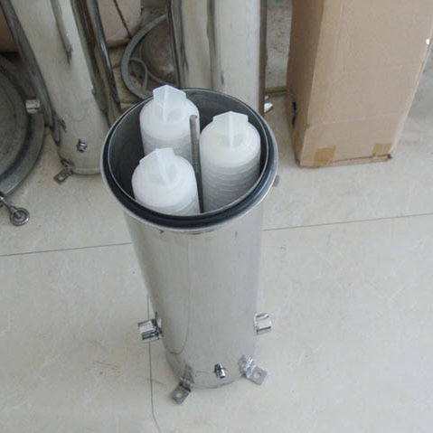 Carter de filtre multicartouche - SuZhou KoSa Environmental Protection CO.,LTD - pour liquide / en acier inoxydable