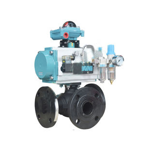 Vanne à boisseau sphérique - 30T/L01 - SuZhou KoSa Environmental Protection CO.,LTD - à commande par levier / électrique / pneumatique