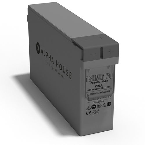 Batterie rectangulaire - 12HVR170 - Alpha House Ltd - 12 V / ISO