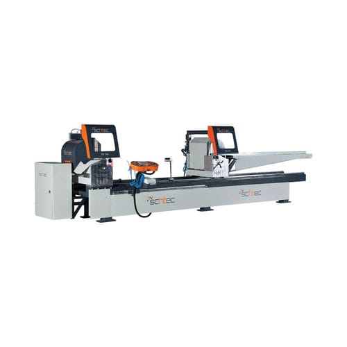 Machine de découpe à deux têtes - SD 140 - SCHTEC MACHINERY - à lame rotative / pour aluminium / pour PVC