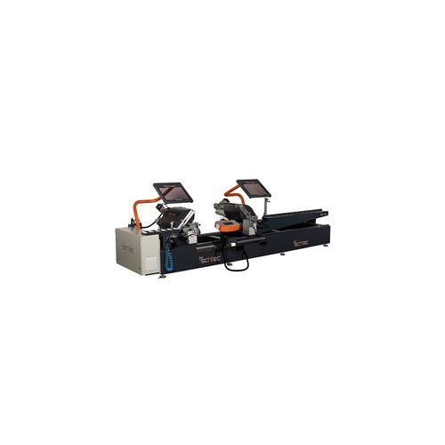 Machine de découpe pour aluminium - DCA 440 - SCHTEC MACHINERY - pour profilés en aluminium / servocommandée / à deux têtes
