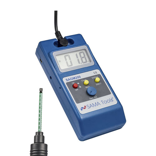 Gaussmètre numérique - SAGM200 - S.A.M.A. ITALIA SRL - portable