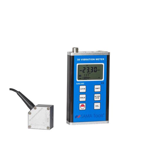 Vibromètre de surveillance de machine - SA63 series - S.A.M.A. ITALIA SRL - portable / numérique / à axe unique