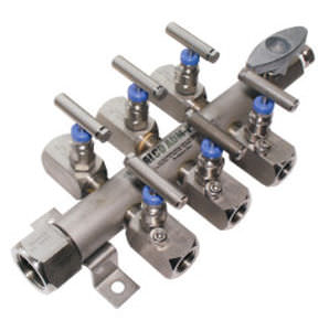 Manifold multivoie - ADM-PRO™ - Alco - en acier inoxydable / haute pression