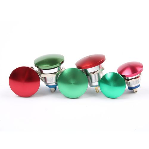 Bouton poussoir coup de poing - Shenzhen Yikia - étanche à l'eau / IP66 / à LED