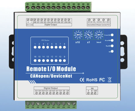Module E/S numérique - M420d - King Pigeon Hi-Tech Co., Ltd. - CANbus / DeviceNet / à 16 sorties numériques