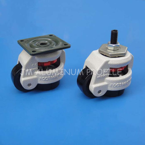 Roulette pivotante - GD series - JM Aluminum Profile Accessories Co., Limited - à platine / à tige filetée / pour fortes charges