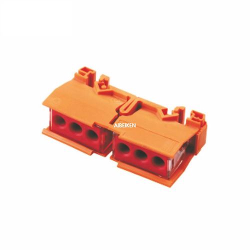 Bloc de jonction sur rail-DIN - ESE-773 - YUEQING AIBEIKEN ELECTRIC CO., LTD. - push-in / en matière plastique / compact