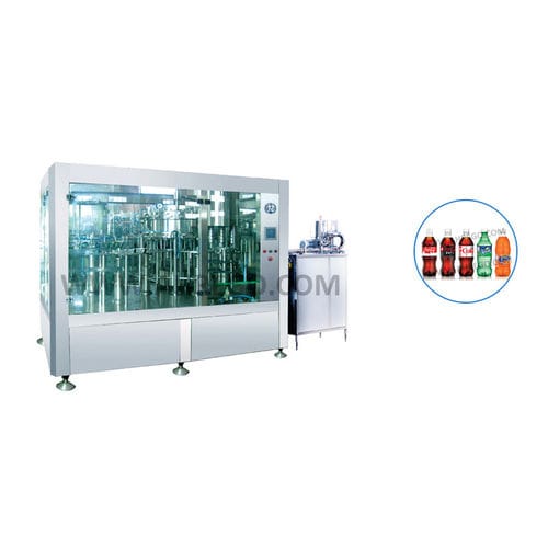 Rinceuse / remplisseuse / capsuleuse pour boisson gazeuse - Anhui Koyo Rego Machinery Technology Co., Ltd. - pour bouteilles en plastiques / automatique / isobarique